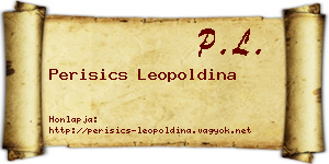Perisics Leopoldina névjegykártya